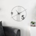 Horloge murale design moderne minimaliste 65x60cm en métal Rondo Vente