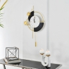 Horloge murale moderne 46x77cm métal doré design géométrique Sfera Vente