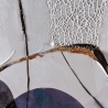 Tableau abstrait moderne sur toile 100x100cm décorations en relief Zorya Offre