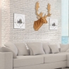 Décoration murale tête de renne puzzle 3D en bois MDF Fira Réductions