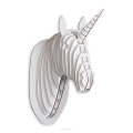 Tête de licorne puzzle 3D décoration murale en bois MDF Nyoma Promotion
