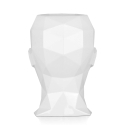 Vase décoratif design visage féminin en résine laquée Ruzid-L Remises