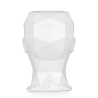 Vase décoratif design visage féminin en résine laquée Ruzid-L Remises