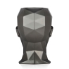 Vase design en fibre de verre effet métal visage féminin Ruzid-M Remises
