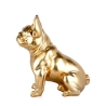 Statue Bulldog Français en Résine Dorée Design Moderne Forma-G Offre