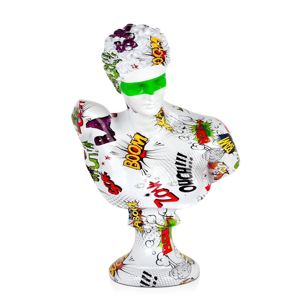 Buste décoratif sculpture pop art en résine effet graffiti Snark-PA Promotion Buste décoratif sculpture pop art en résine effet graffiti Snark-PA Promotion