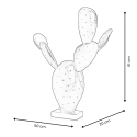 Statue moderne cactus en résine vert métallisé Roka Catalogue
