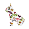 Statue bulldog français en résine multicolore style pop art Forma-PA Réductions