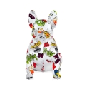 Statue bulldog français en résine multicolore style pop art Forma-PA Catalogue
