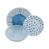 Service de vaisselle 18 pièces en porcelaine et grès pour 6 personnes Marea Catalogue