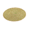 Lot de 6 sets de table ronds en paille tressée Ø38cm Spiral Color Prix