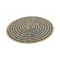 Lot de 6 sets de table ronds en paille tressée Ø38cm Spiral Color 