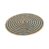 Lot de 6 sets de table ronds en paille tressée Ø38cm Spiral Color 