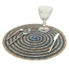 Lot de 6 sets de table ronds en paille tressée Ø38cm Spiral Color 
