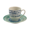 Ensemble de 6 tasses à café en porcelaine avec soucoupe 90ml Marea C Catalogue