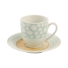 Ensemble de 6 tasses à café en porcelaine avec soucoupe 90ml Marea C Modèle