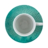 Ensemble de 6 tasses à café en porcelaine avec soucoupe 90ml Marea C 