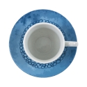 Ensemble de 6 tasses à café en porcelaine avec soucoupe 90ml Marea C 