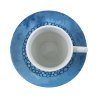 Ensemble de 6 tasses à café en porcelaine avec soucoupe 90ml Marea C 