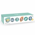 Ensemble de 6 tasses à café en porcelaine avec soucoupe 90ml Marea C 