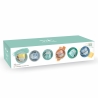 Ensemble de 6 tasses à café en porcelaine avec soucoupe 90ml Marea C 