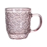 Ensemble de 6 tasses à café en verre coloré 90 ml Geometrie C Caractéristiques