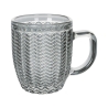 Ensemble de 6 tasses à café en verre coloré 90 ml Geometrie C Achat
