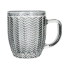 Ensemble de 6 tasses à café en verre coloré 90 ml Geometrie C 