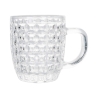 Ensemble de 6 tasses à café en verre coloré 90 ml Geometrie C 