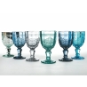 Ensemble de 6 verres 265ml en verre décor arabesque Syrah Prix