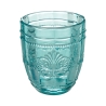 Ensemble de 6 verres à eau 265ml en verre décor arabesque Syrah Ocean Réductions