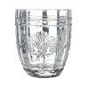 Ensemble de 6 verres à eau 265ml en verre décor arabesque Syrah Ocean Achat