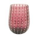 Set de 6 verres à eau 240 ml en verre surface travaillée Shiraz Offre