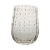 Set de 6 verres à eau 240 ml en verre surface travaillée Shiraz Modèle