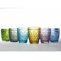 Ensemble de 6 verres à eau 300 ml avec relief Koralight Dimensions