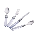 Ensemble de 24 couverts en acier inoxydable pour 6 personnes Imperial P Villa d'Este Home Tivoli Promotion