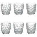 Ensemble de 6 verres à eau transparents en verre 325ml Diversity Promotion