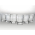 Ensemble de 6 verres à eau transparents en verre soufflé 300 ml Cancun Offre