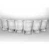 Ensemble de 6 verres à eau transparents en verre soufflé 300 ml Cancun Offre