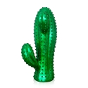 Statue cactus moderne en résine vert métallisé Grymt Offre