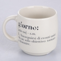 Ensemble de 3 mugs en grès empilables 350 ml avec inscriptions Victionary L Réductions