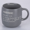 Ensemble de 3 mugs en grès empilables 350 ml avec inscriptions Victionary L Modèle