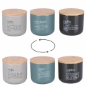 Ensemble de 3 bocaux double face avec couvercle 0,5L Victionary Stones Vente