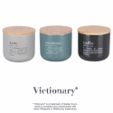 Ensemble de 3 bocaux double face avec couvercle 0,5L Victionary Stones Offre
