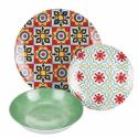 Service de table 18 pièces en porcelaine pour 6 personnes Valladolid Remises
