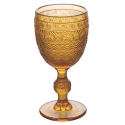 Ensemble de 6 verres à pied en verre coloré 210 ml à surface sculptée New Mexico Remises