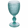 Ensemble de 6 verres à pied en verre coloré 210 ml à surface sculptée New Mexico Réductions