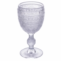 Ensemble de 6 verres à pied en verre coloré 210 ml à surface sculptée New Mexico Choix