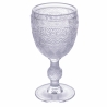 Ensemble de 6 verres à pied en verre coloré 210 ml à surface sculptée New Mexico Choix