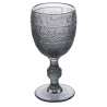 Ensemble de 6 verres à pied en verre coloré 210 ml à surface sculptée New Mexico Caractéristiques